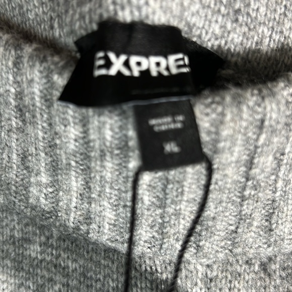 Size XL EXPRESS women’s Gray Knit Loungewear Leggings Stretch Casual - Picture 8 of 10